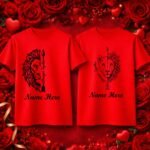 Personalized Lion & Lioness Couple T-Shirts – Stronger Together