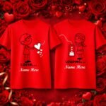 Matching Couple T-Shirts – Lover Loading Design