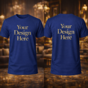 Customized Unisex Round Neck T-Shirt – Premium Quality - Image 2