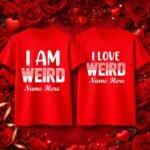 Valentine’s Couple T-Shirt Set – Weird Love Edition