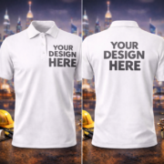 Customized Plain Polo Shirt – 220 GSM Heavy Fabric 15 AED Start customization - Image 4