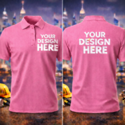 Customized Plain Polo Shirt – 220 GSM Heavy Fabric 15 AED Start customization - Image 2