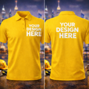 Customized Plain Polo Shirt – 220 GSM Heavy Fabric 15 AED Start customization - Image 6