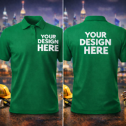 Customized Plain Polo Shirt – 220 GSM Heavy Fabric 15 AED Start customization - Image 11